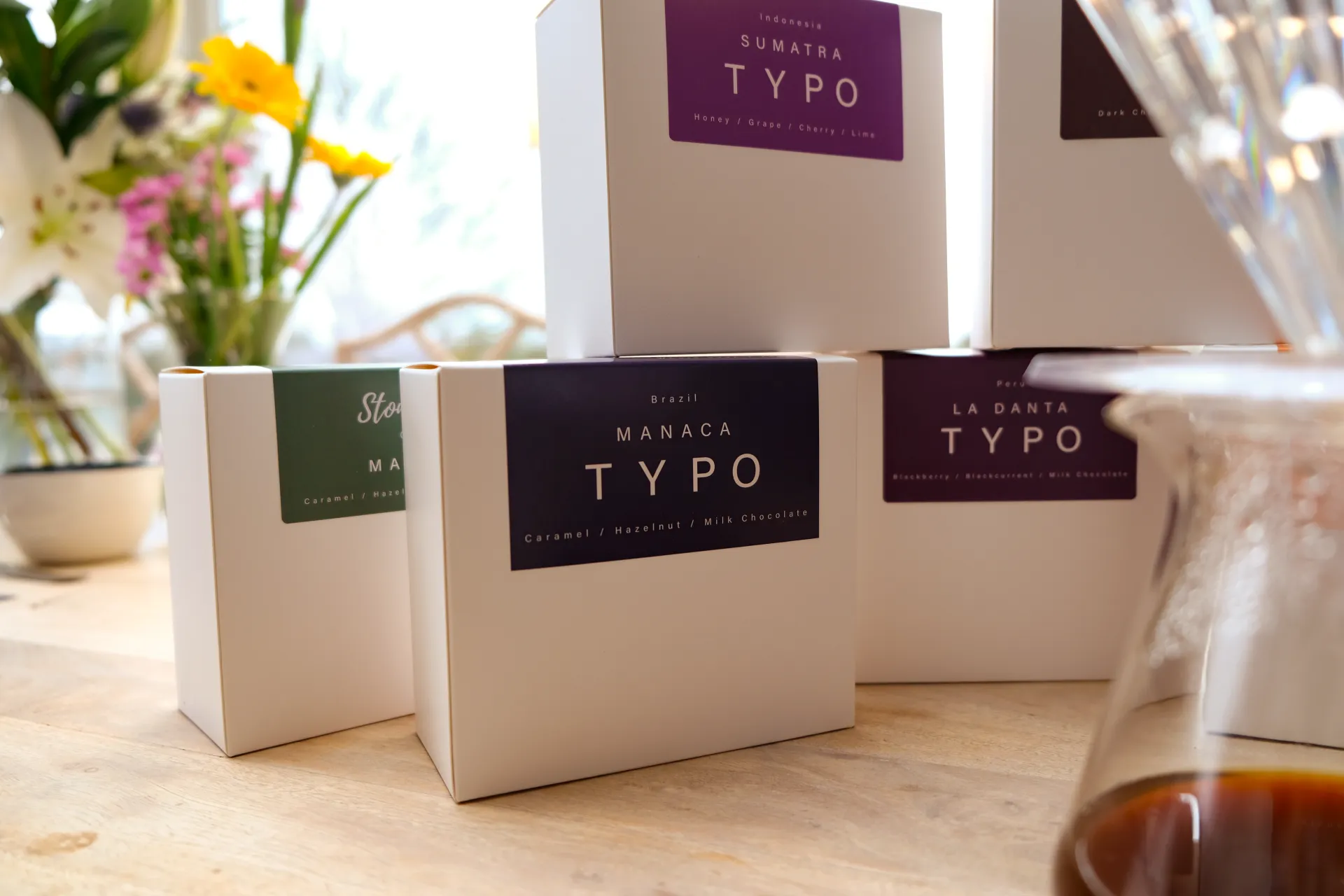 Typo Coffee product range