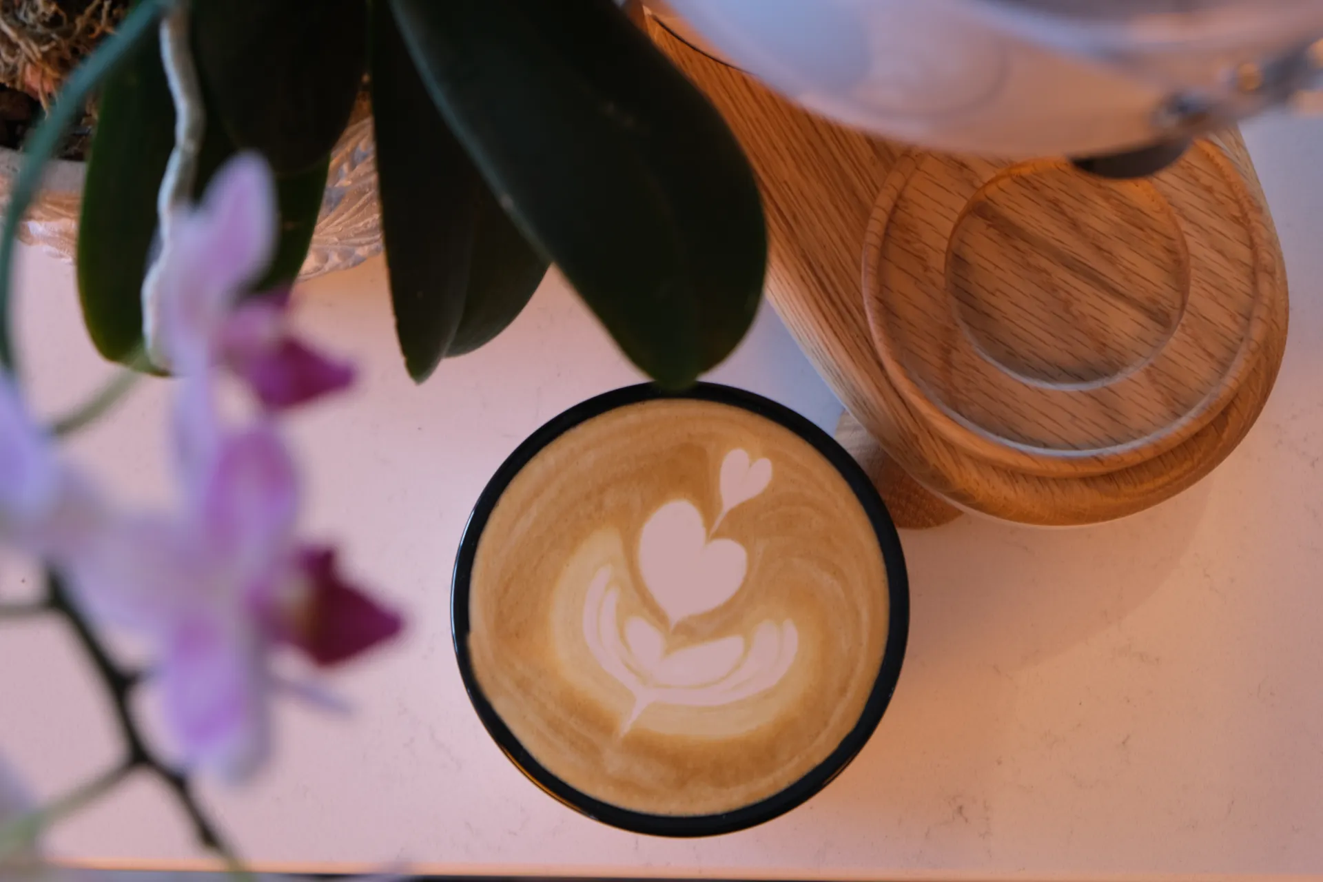 Coffee tasting session with tasting notes